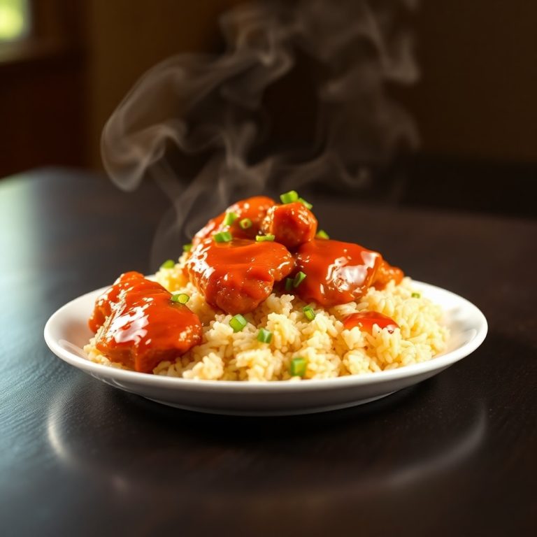 Honey BBQ Chicken and Rice