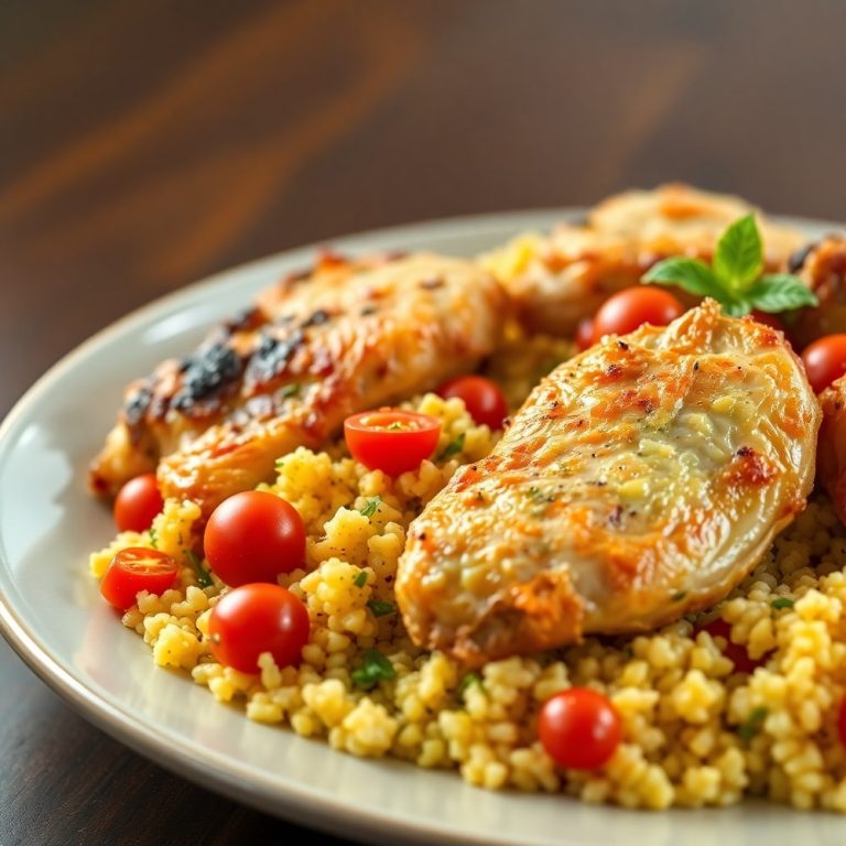 Lemon Herb Couscous Chicken