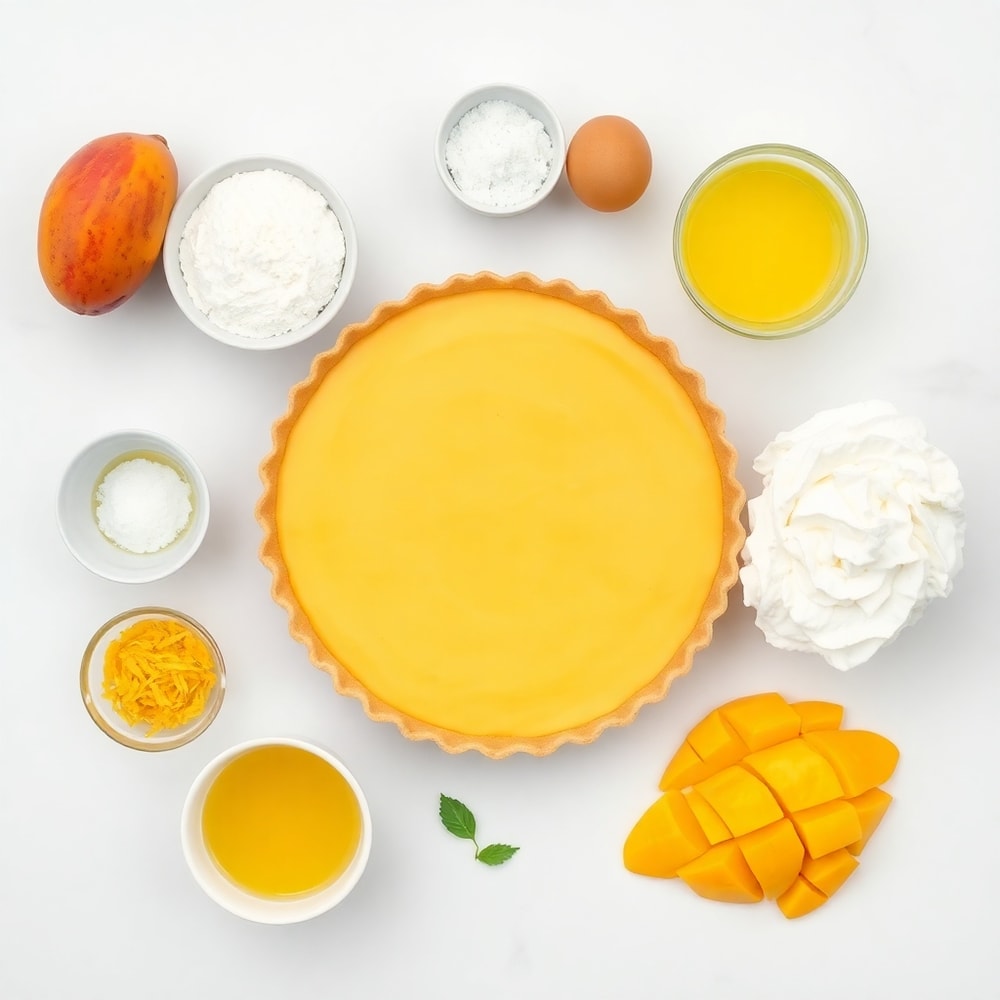 Mango Curd Tart Ingredients