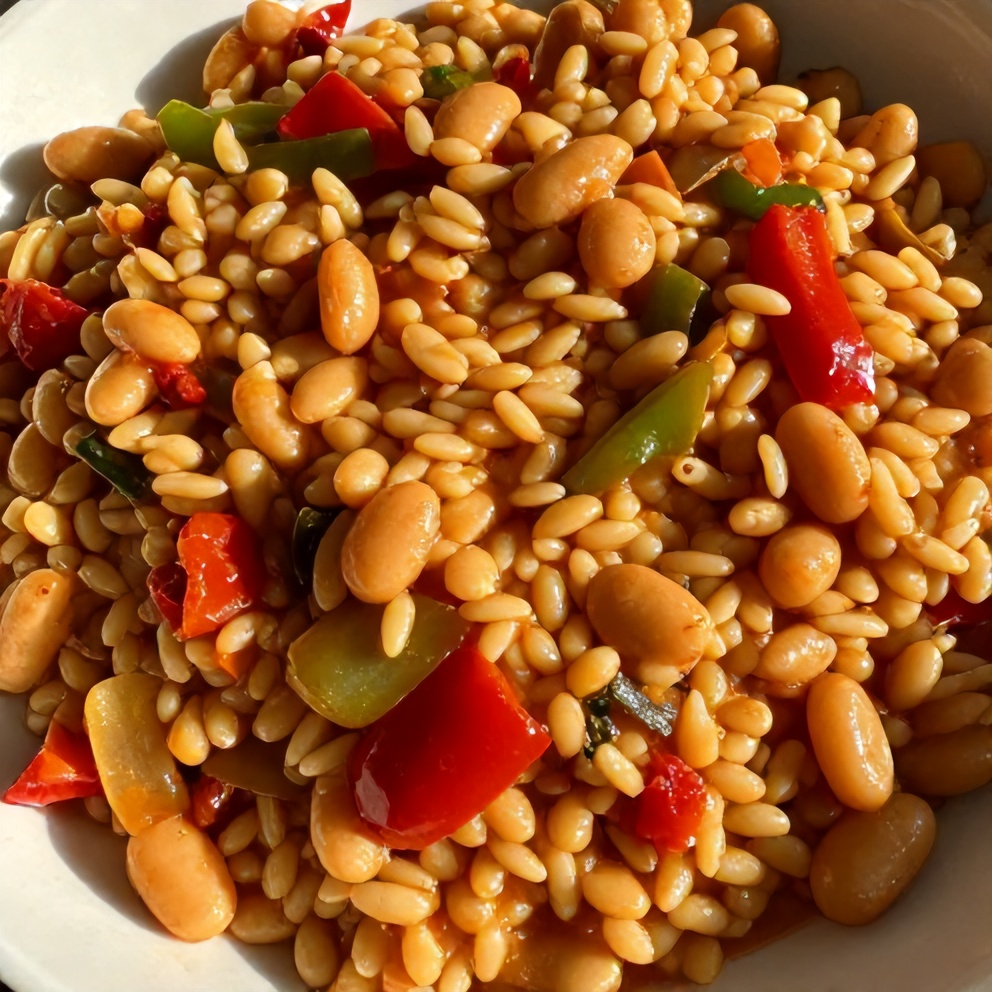 Easy Mediterranean Orzo and Beans One-Pot Dinner