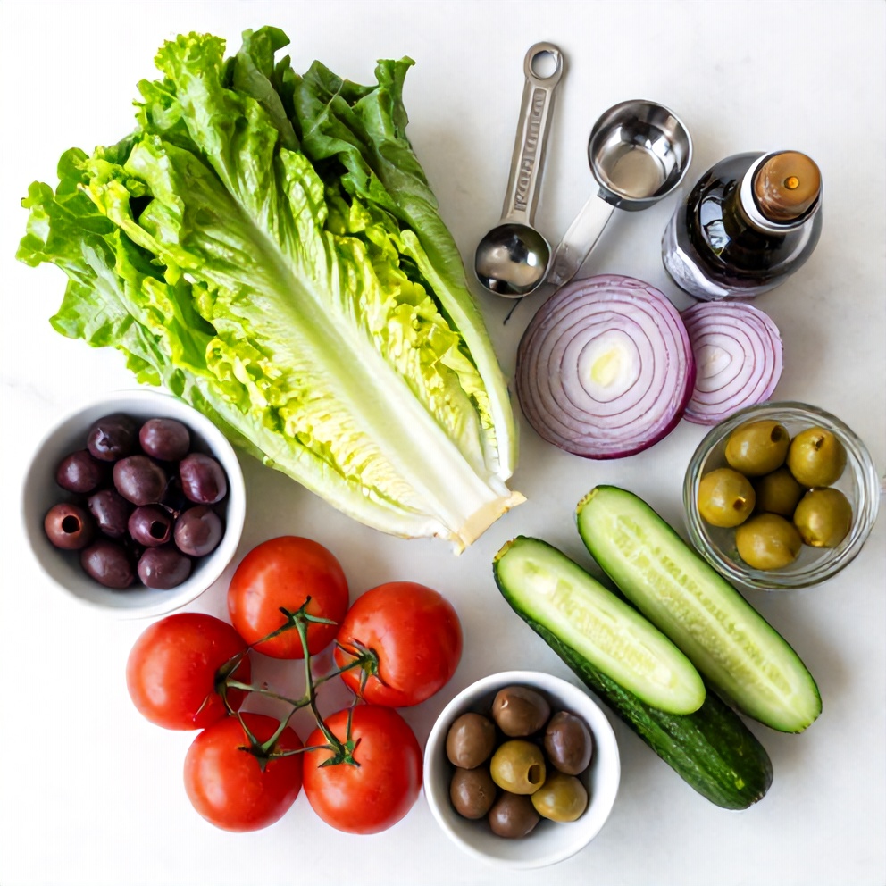 Mediterranean Salad Ingredients