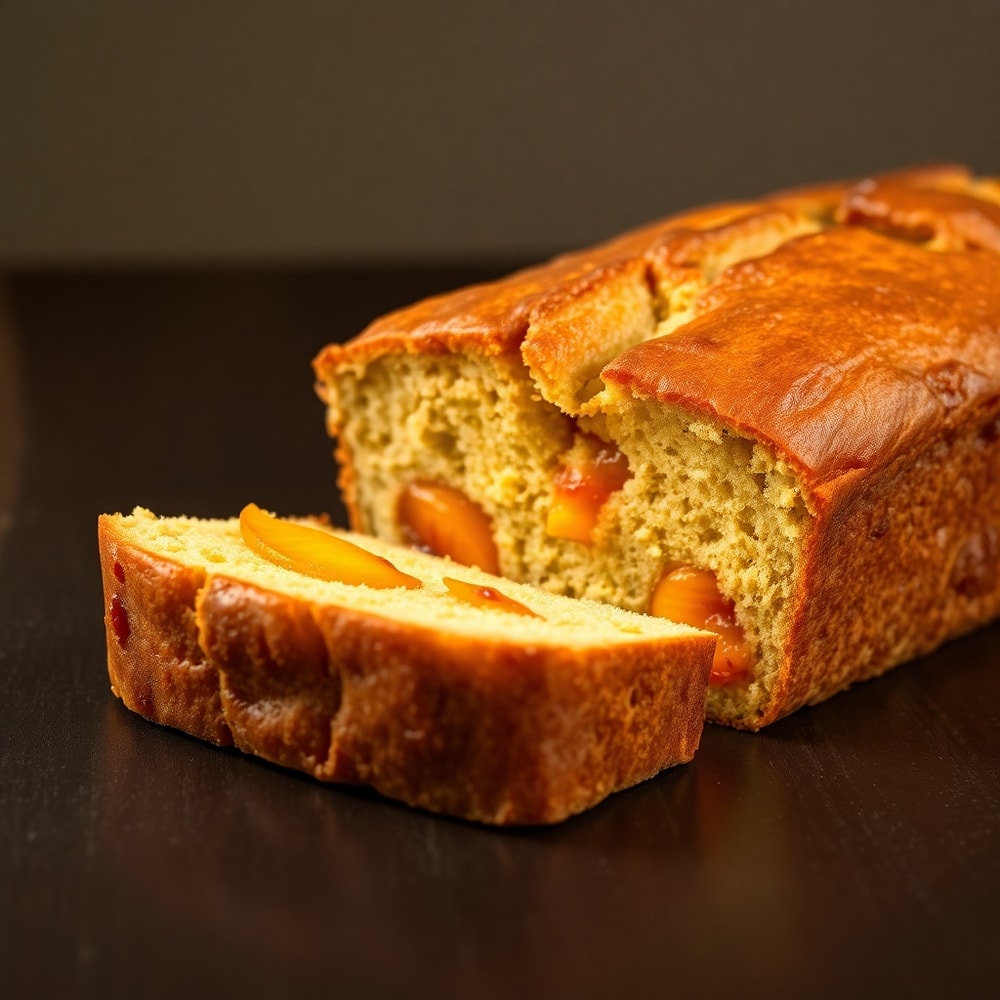 Easy Spiced Peach Bread