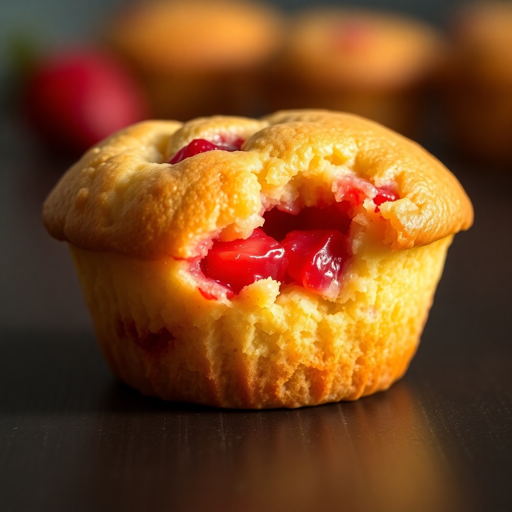 Easy Strawberry Shortcake Muffins