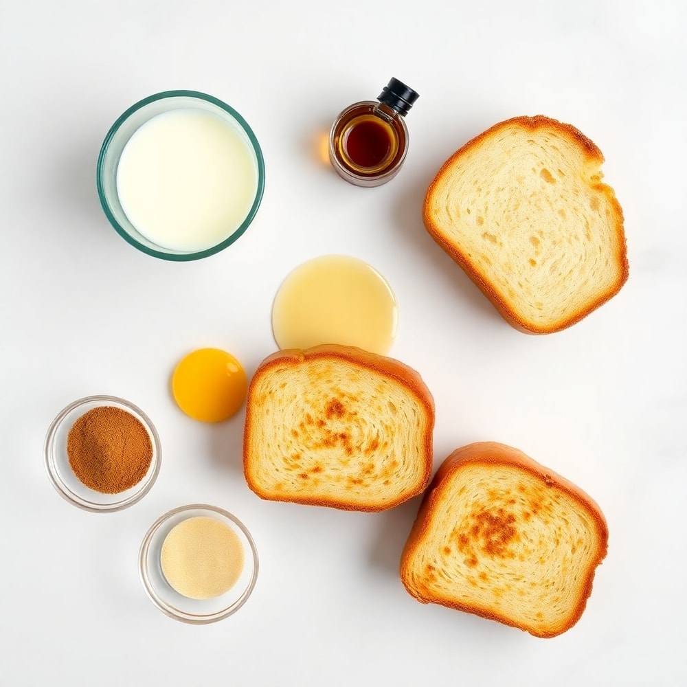 Ingredients for Golden French Toast