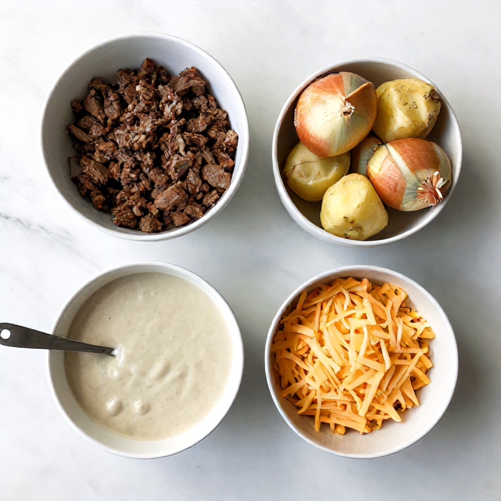 Raw Ingredients for Hobo Casserole