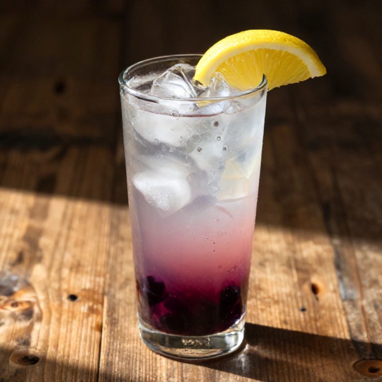 homemade blueberry lemonade
