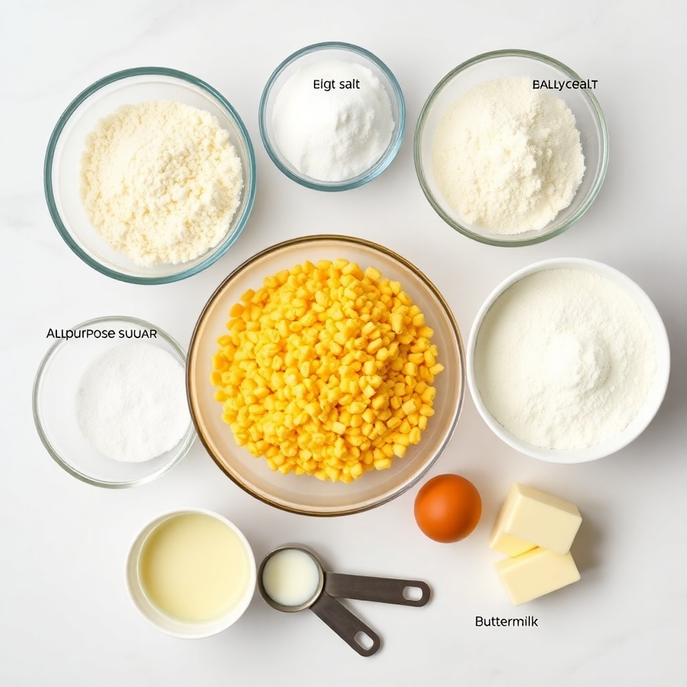 Honey Butter Cornbread Poppers Ingredients