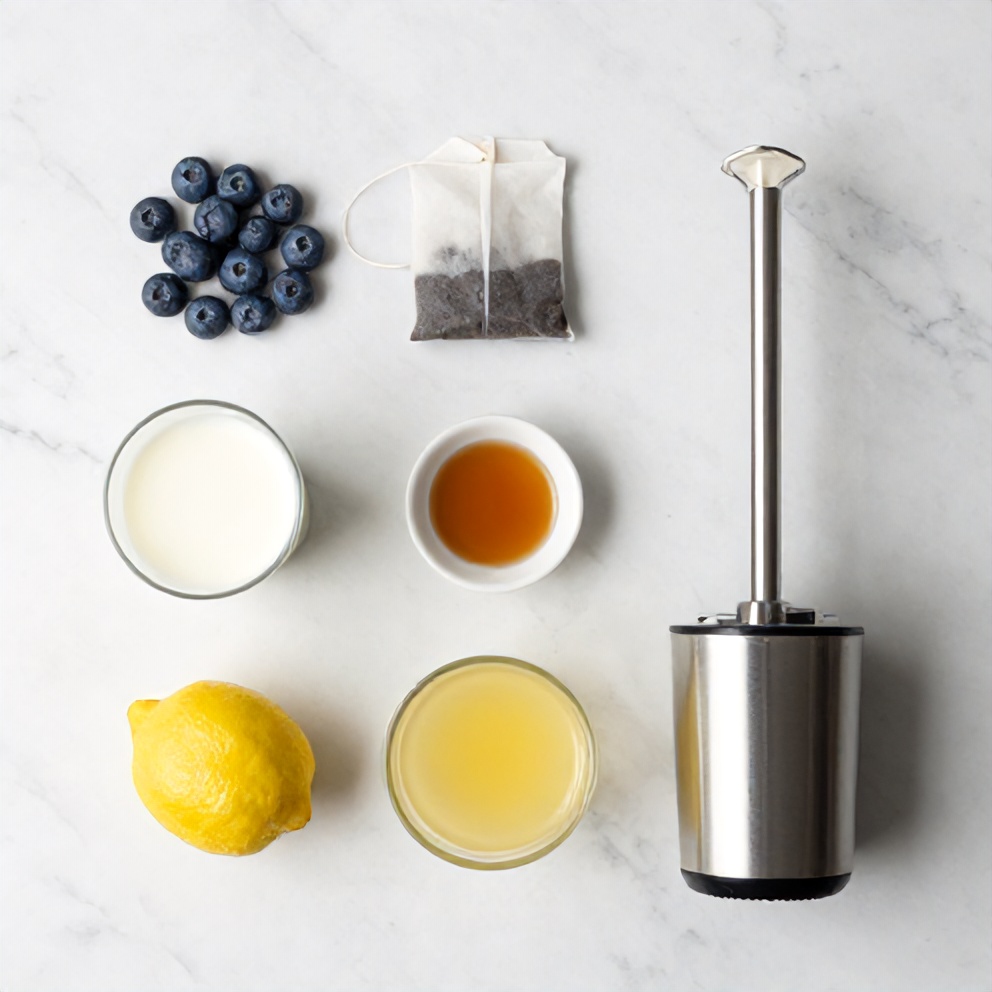 Iced Blue Tea Latte Ingredients