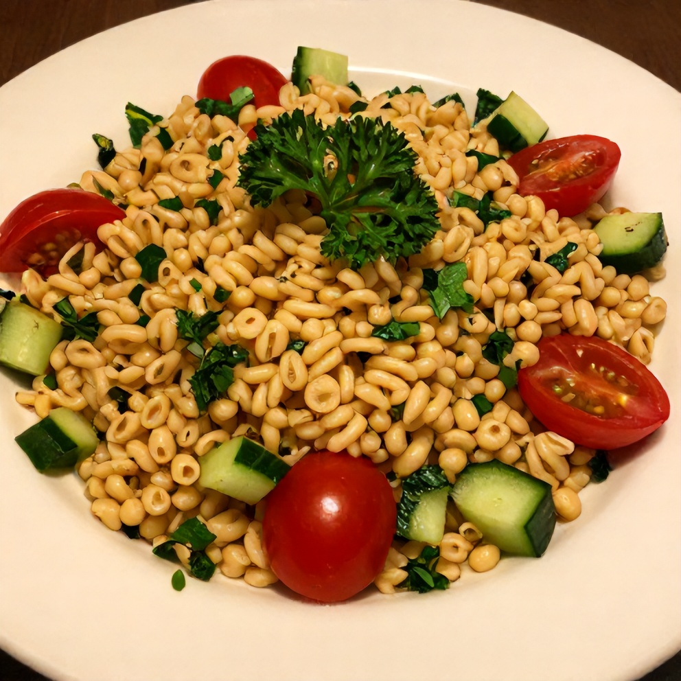 Mediterranean Orzo Salad with Lemon and Herb