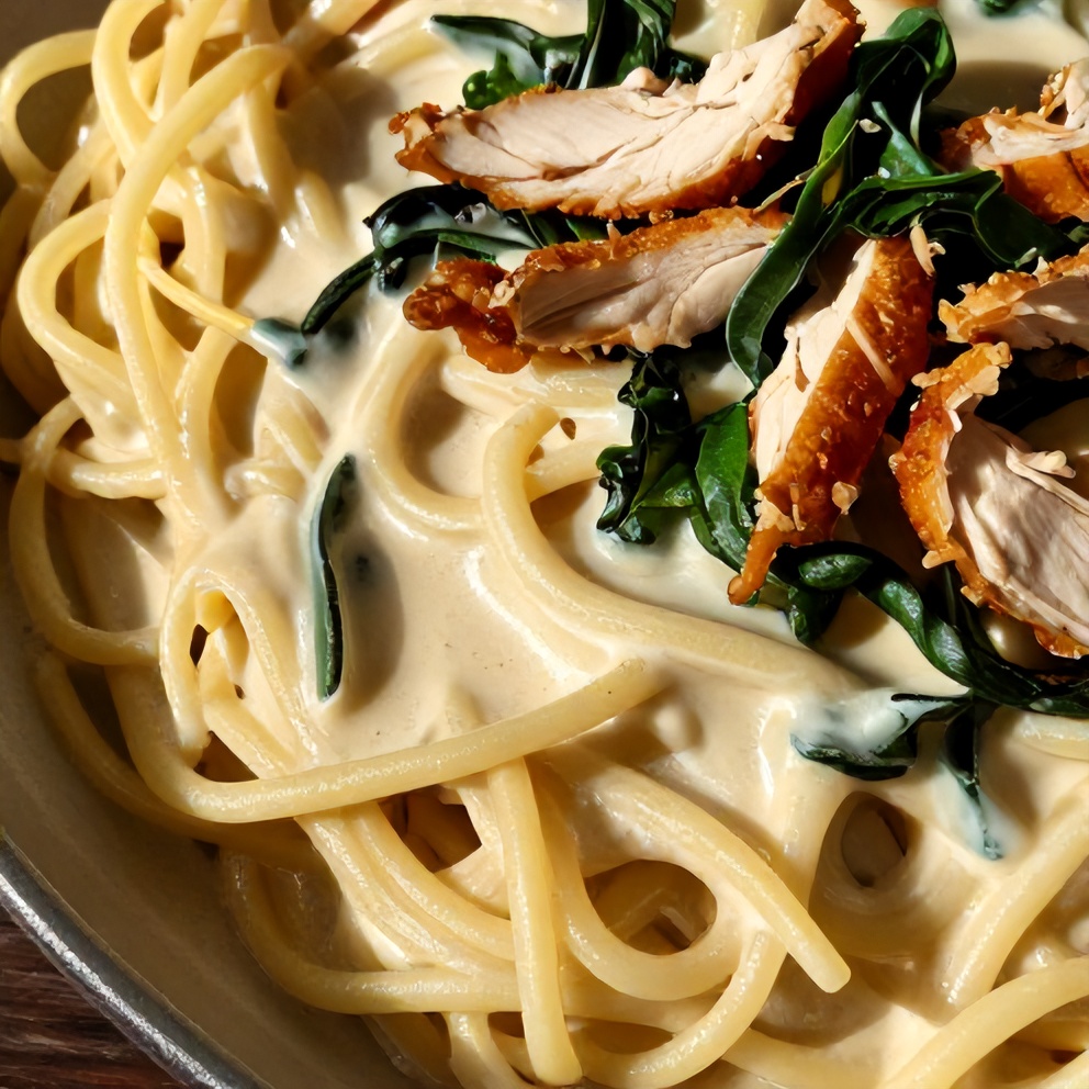 Monterey Chicken Spaghetti Pasta