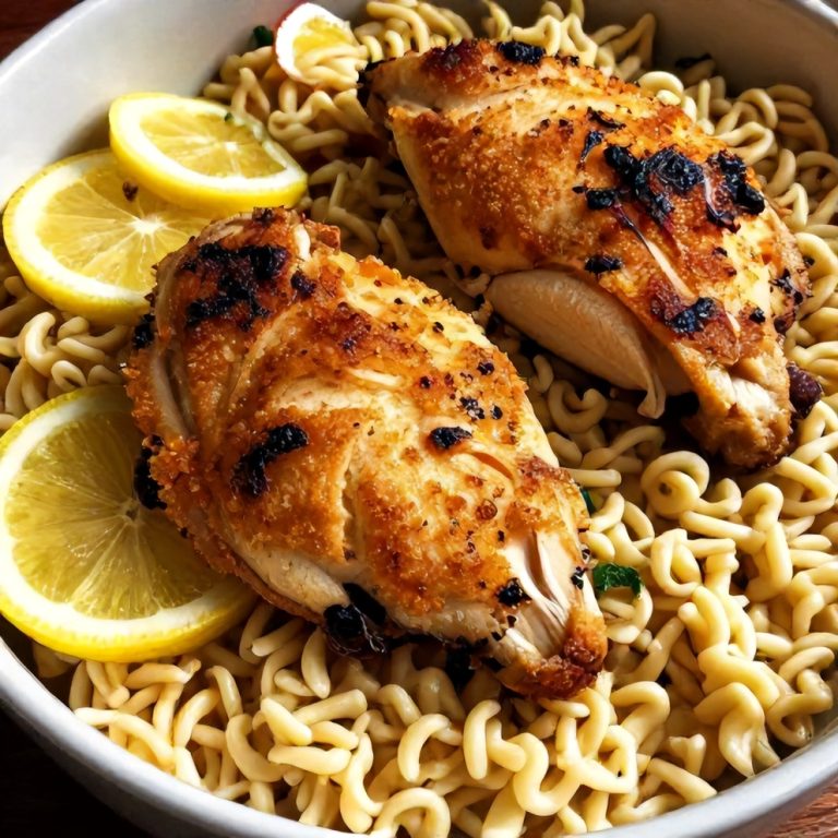 one-pot lemon herb chicken and orzo