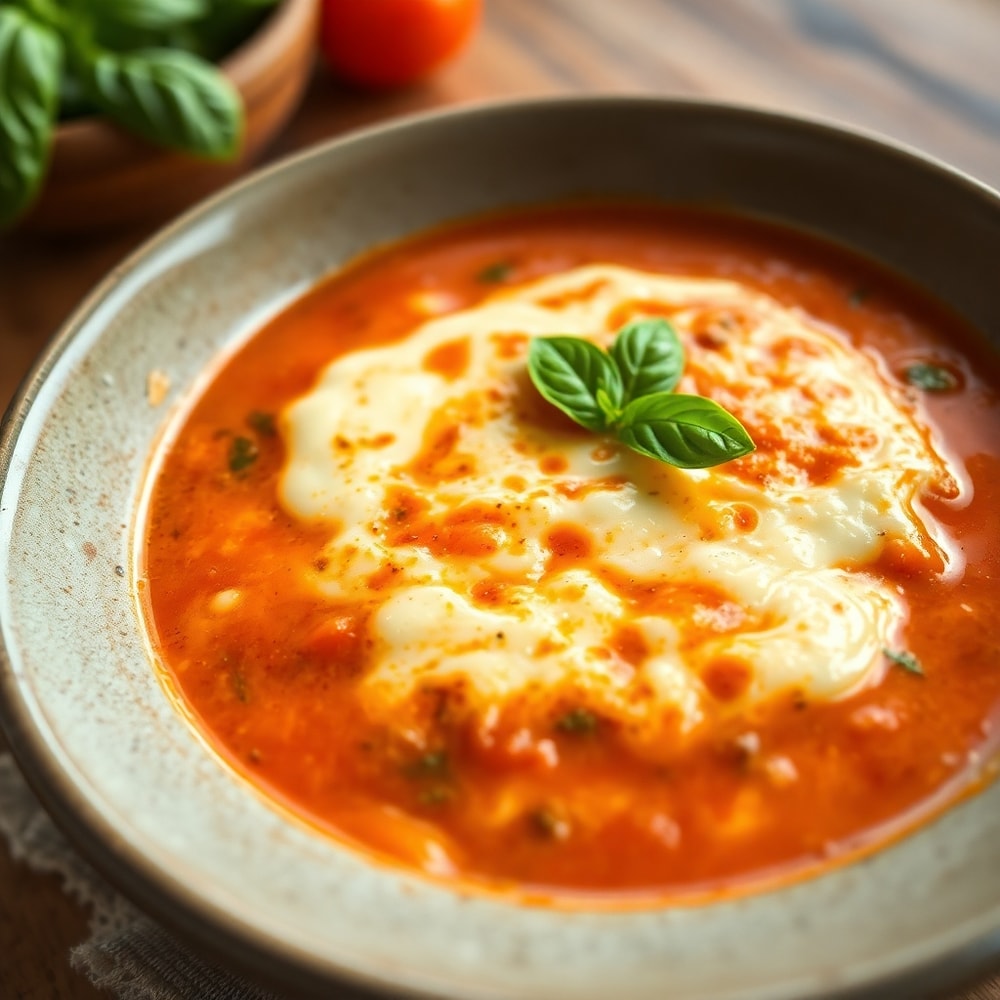 Paleo Pizza Soup Final Dish