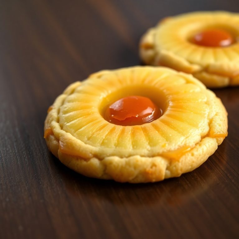 Pineapple Upside Down Sugar Cookies