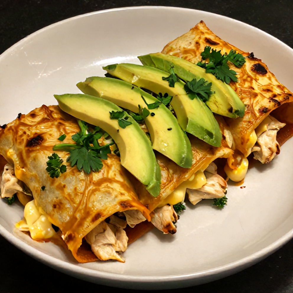 Chicken Cottage Cheese Enchilada Bowls