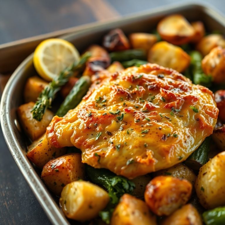 Sheet Pan Lemon Herb Chicken and Vegetables