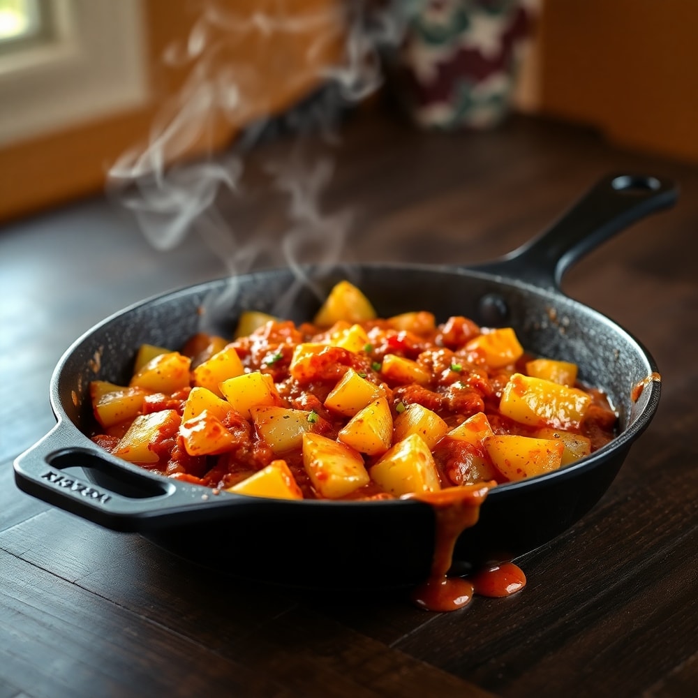 Sloppy Joe Potato Skillet