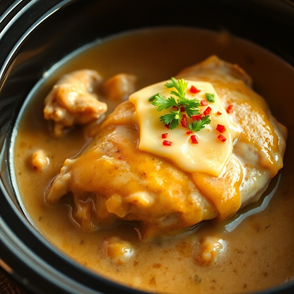 Slow Cooker Chicken and Gravy