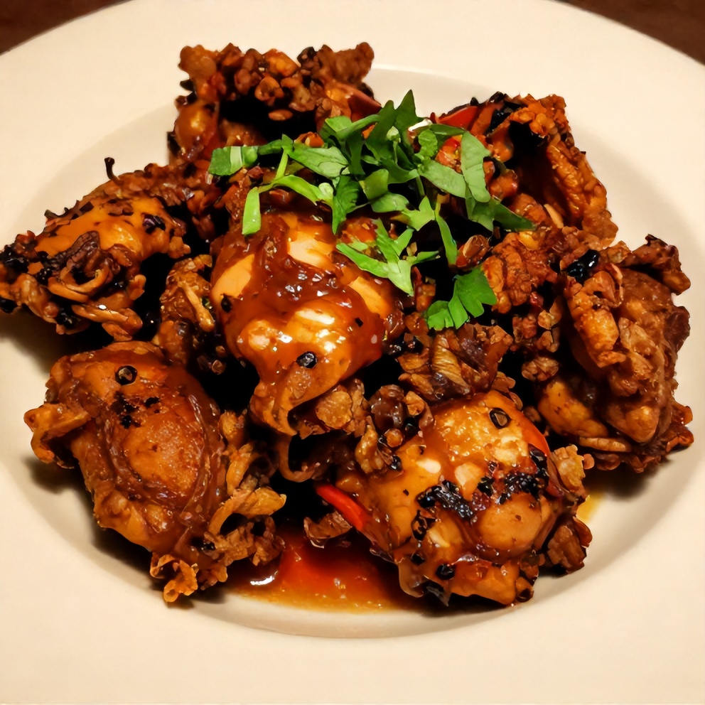 Plated Spicy Jalapeño Chicken