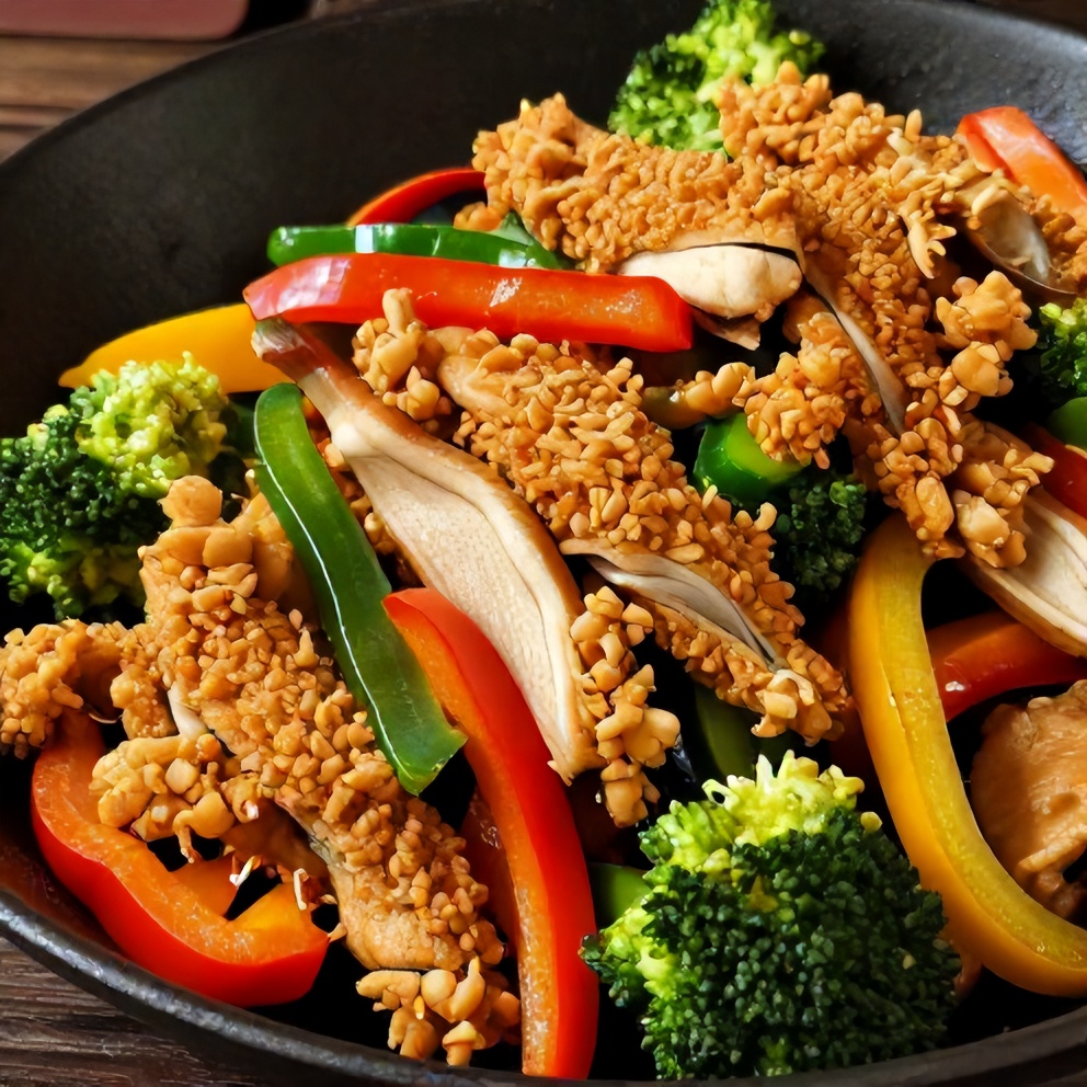 yuzu chicken stir fry